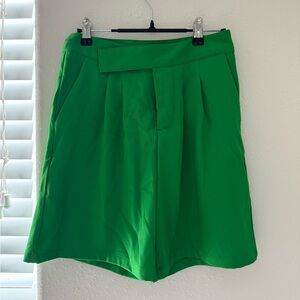 Future Collective Bermuda green shorts